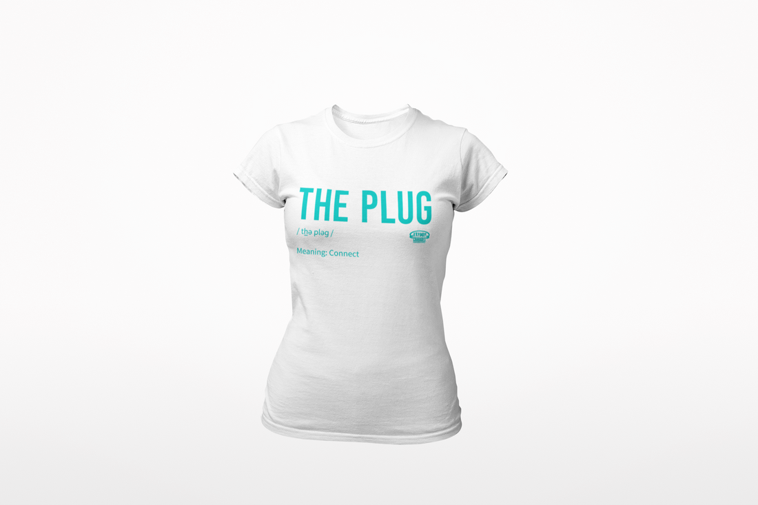 Women’s Fitted “The Plug” Tee