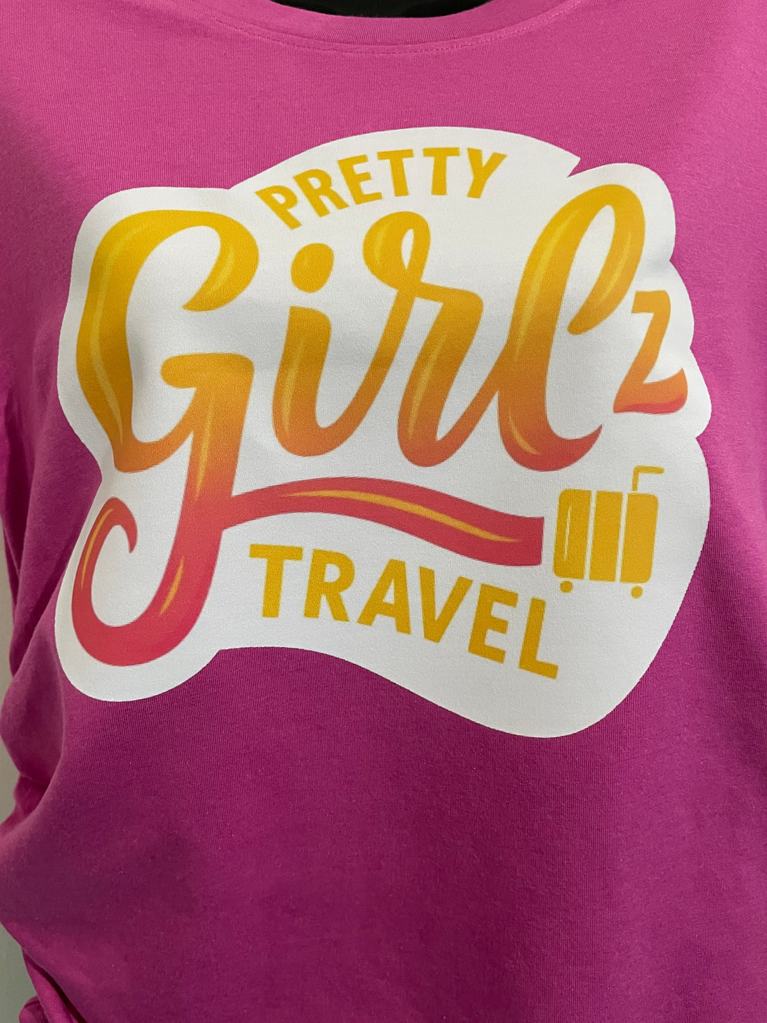 Pretty Girlz Fuchsia Ruched Shirt