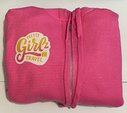 Pretty Girls Travel Cropped Sweater