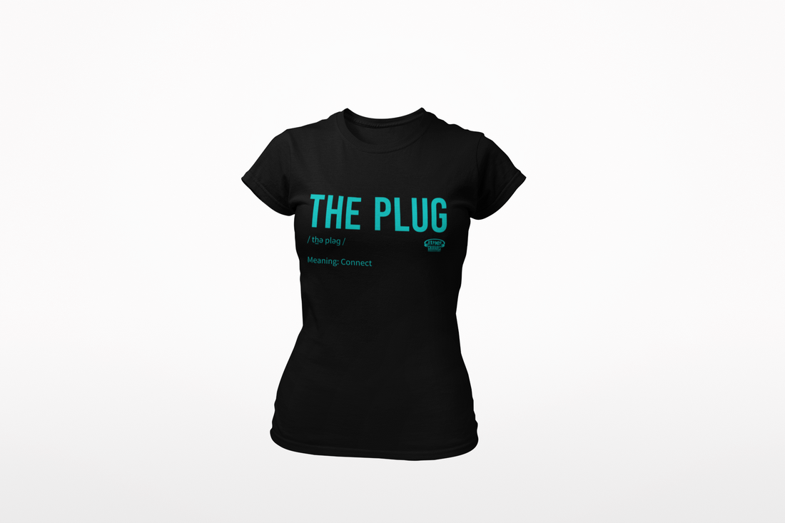 Women’s Fitted “The Plug” Tee